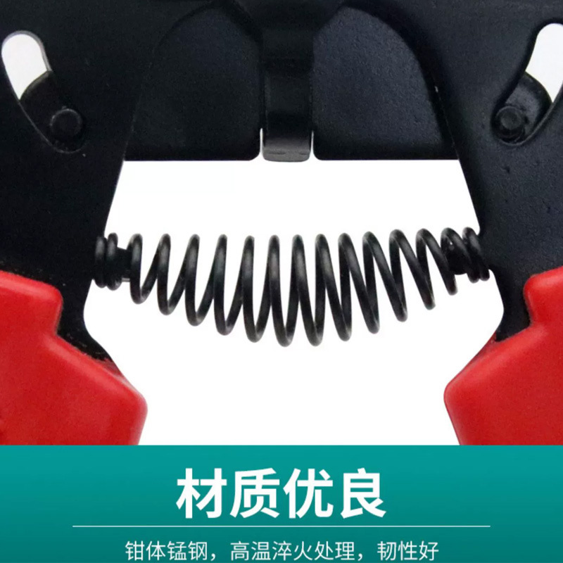 Abrazadera de jaula semiautomática nuevo anti-óxido M conjunto de uñas hebilla cría jaula de pollo jaula de conejo engrosada alicates de jaula grande