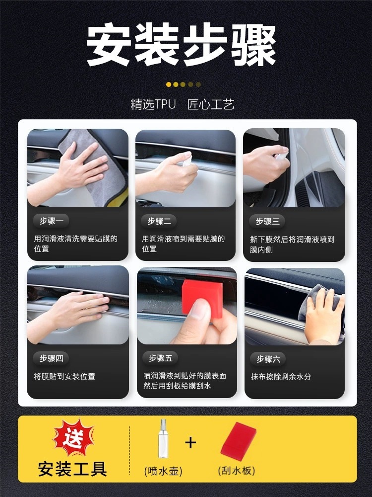 Suitable for New Honda Binzhi Interior Protective Film, Headlight Film, Central Control Navigation Screen, Gear Shift Decoration, Automotive Supplies