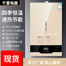 跨境出口批发家用燃气热水器天然气煤气液化气强排式自动恒温