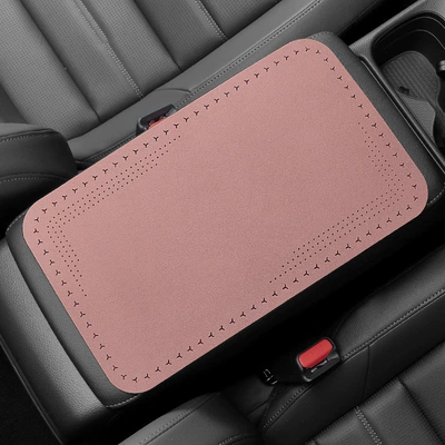 cross-border new car armrest box: Armrest box pad - girl-pink