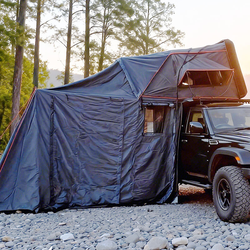 Side-Opening Hard-Shell Roof Tent, Fully Automatic Quick-Opening Abs Aluminum Alloy Hard-Top Suv Outdoor Car Camping Tent