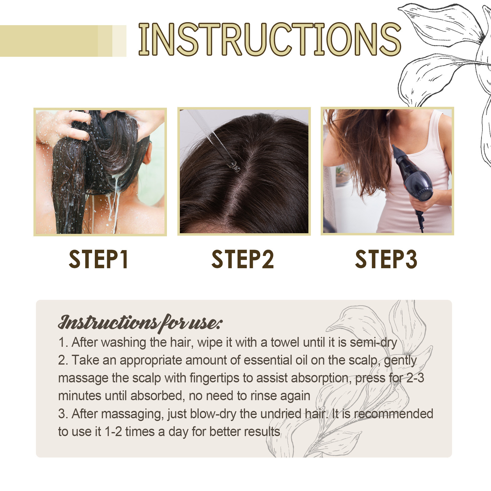 Rosmarin Haarwuchsöl Gegen Haarausfall Und Zur Haarpflege_voghion.com