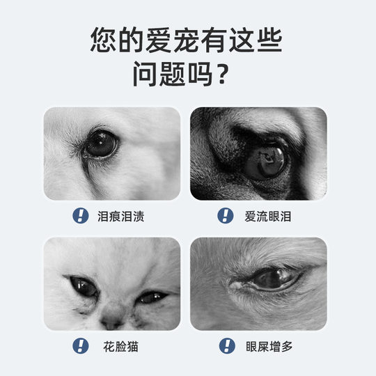 Factory direct pet eye drops mild and non-irritating to remove tears cat and dog eye wash clean eyes pet special