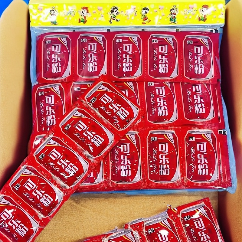 正胜可乐粉酸梅粉8090后童年怀旧零食正鸿牛勺子粉干吃粉即食果粉