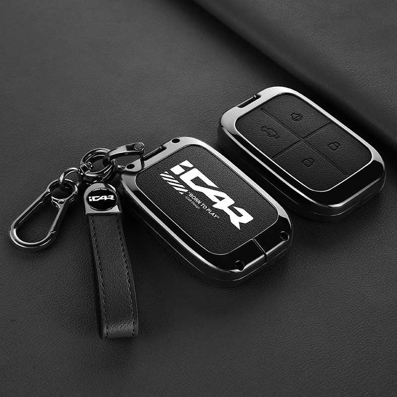 Chery Icar V23 Key Cover 2025 New Icarv23 Special Smart Bluetooth Physical Remote Control Car Shell Buckle