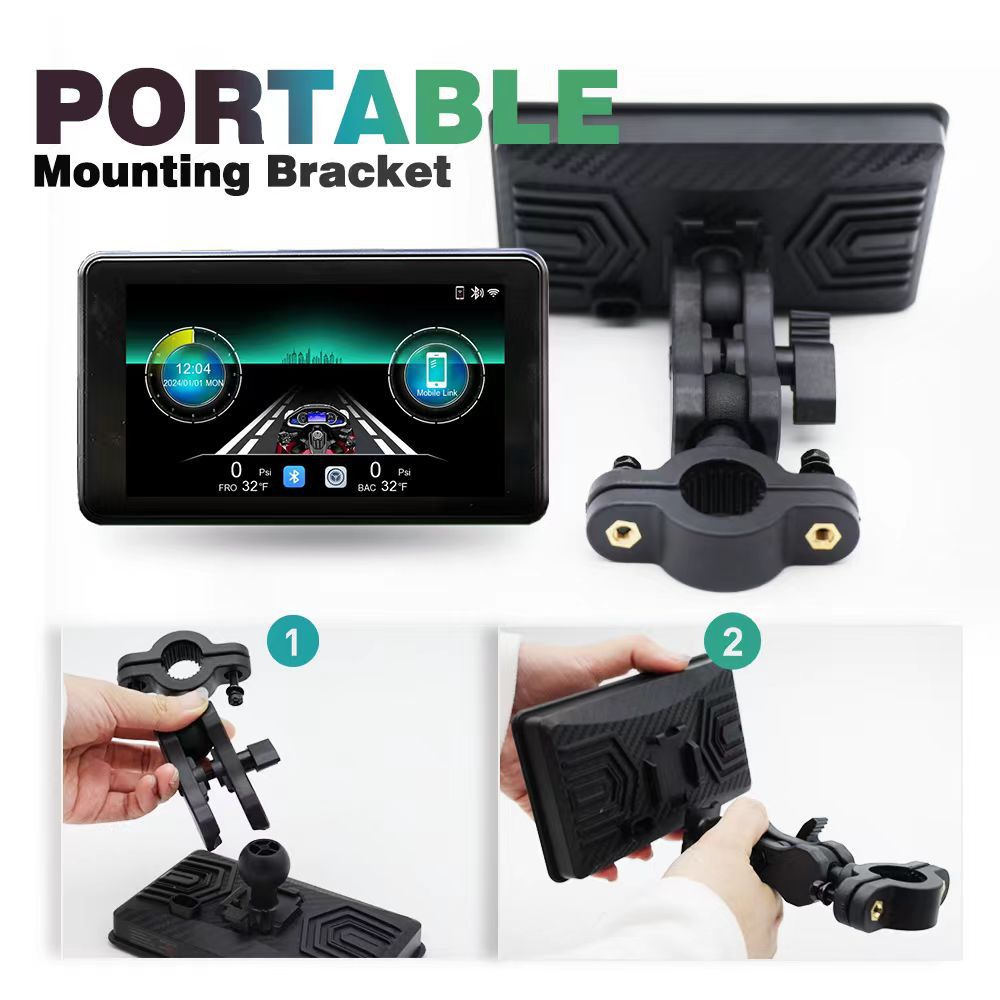 New cross-border special motorcycle driving recorder locomotive waterproof wireless carplay portable navigator