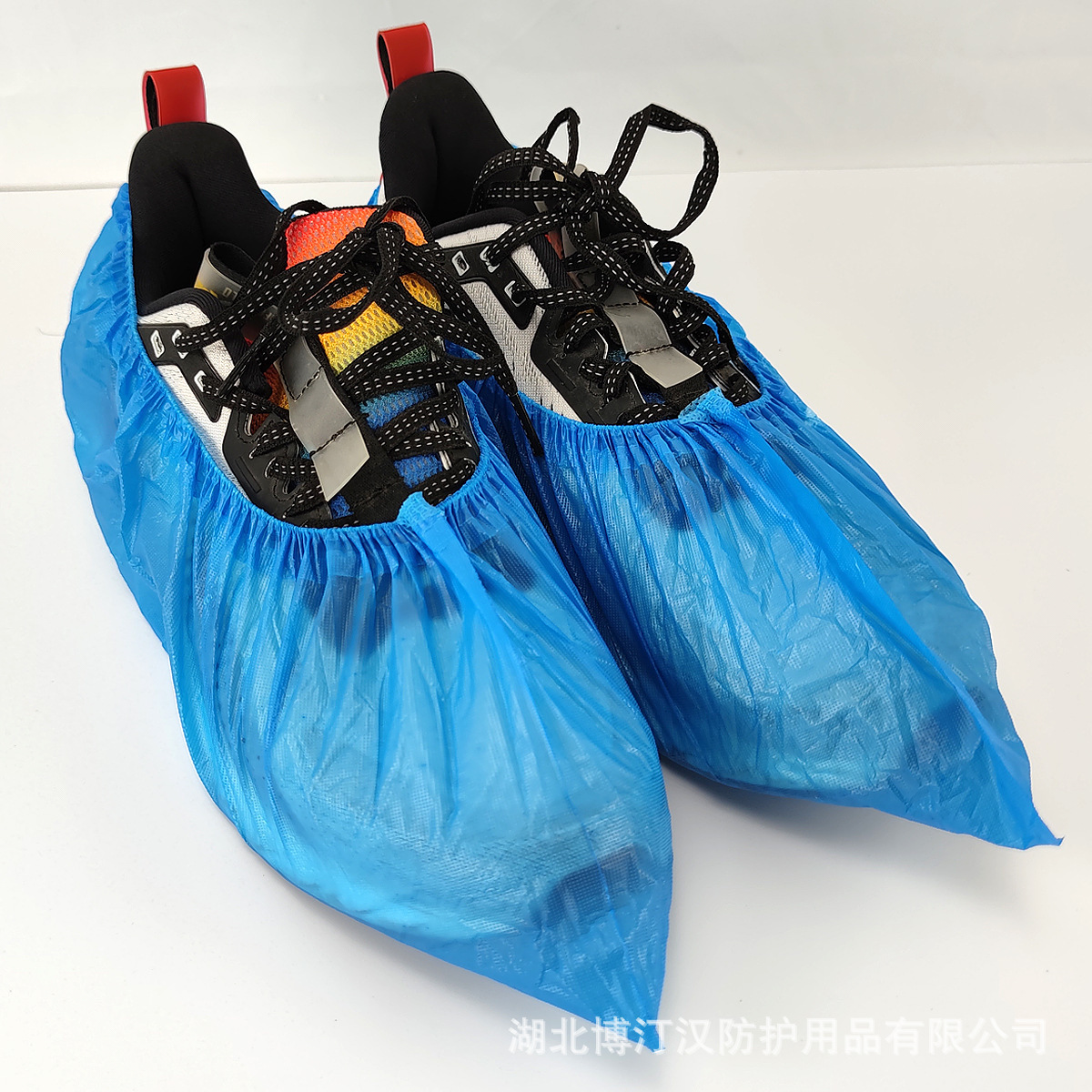 Cubierta para zapatos desechable súper gruesa CPE interior antideslizante, resistente al desgaste, hospitalidad en el hogar, impermeable, cubierta para pies extra gruesa de plástico para días lluviosos