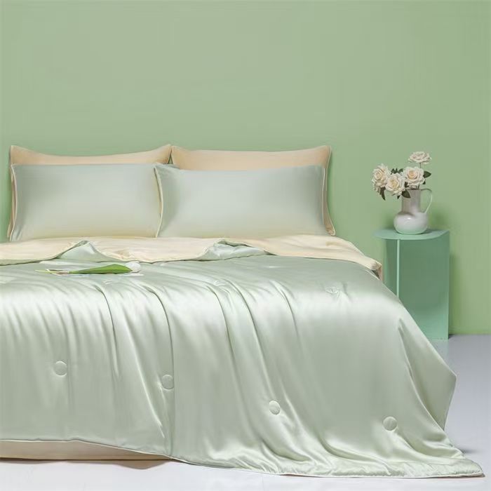2026 New Summer Air Conditioning Quilt, Summer Cooling Quilt, Thin Quilt, Single Cooling Ice Silk Summer Quilt, Dormitory Single Quilt, Machine Washable