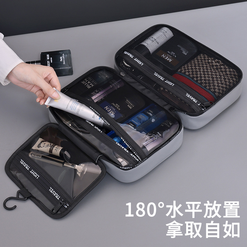 クロスボーダーアマゾンビジネス大容量乾湿分離トイレタリーバッグメンズハイエンドパーティション収納化粧品バッグ|undefined