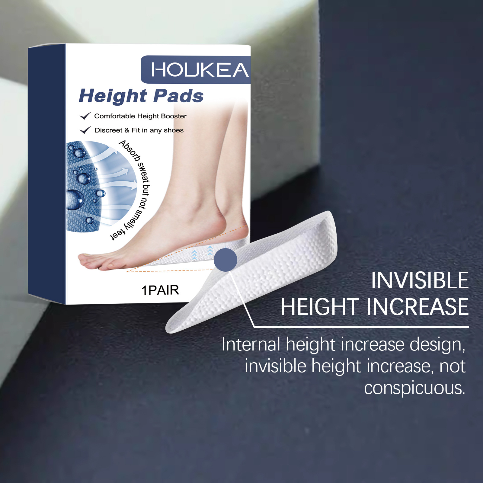 Einlegesohle, rutschfeste, verschleißfeste Stützkörperpflege für den Außenbereich, langlebige, atmungsaktive Einlegesohle_voghion.com