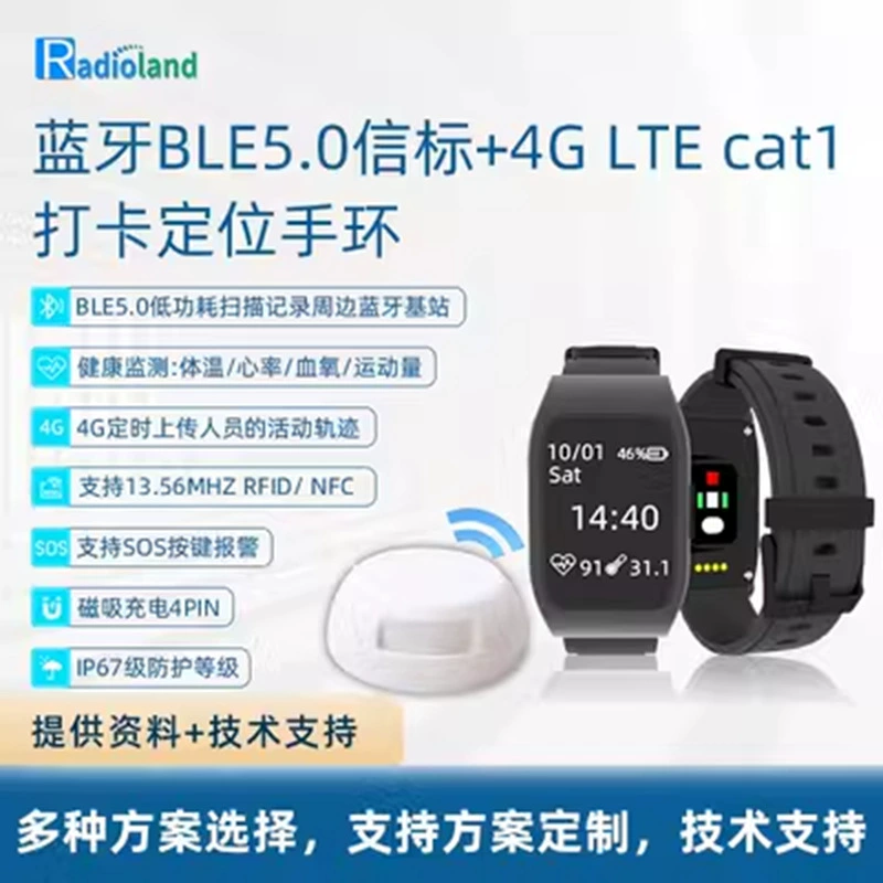 4G смарт-браслет для обнаружения сердечного ритма кислорода в крови Bluetooth-браслет GPS-локатор для пожилых студентов