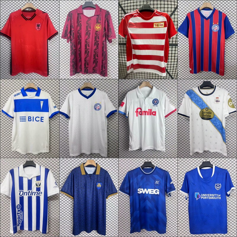 25/26 New Thai Version Jersey Berlin Wolfsburg Hamburg Frankfurt Short-Sleeved Sports Football Uniform