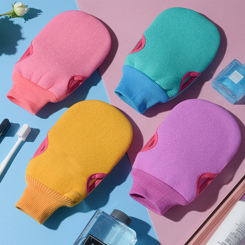 Toalla de baño de la muchacha noble Toalla de baño para adultos fábrica al por mayor de nuevo frotar barro quitar guantes de baño