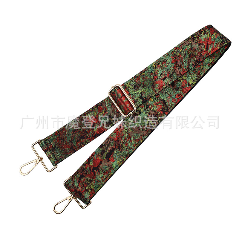 Fábrica de bordado Jacquard personalizado correa de hombro ajustable correa de extensión cualquier correa de hombro se puede personalizar para dibujar el lote