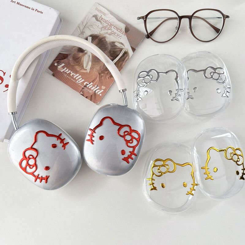 Advanced Electroplated Cat-Themed Protective Case for Apple AirPods Max 2, Suitable for Apple Over-Ear Headphones, Ear Caps, Ear Covers, and Earphone Cases Advanced Electroplated Cat-Themed Protective Case for Apple AirPods Max 2, Suitable for Apple Over-Ear Headphones, Ear Caps, Ear Covers, and Earphone Cases