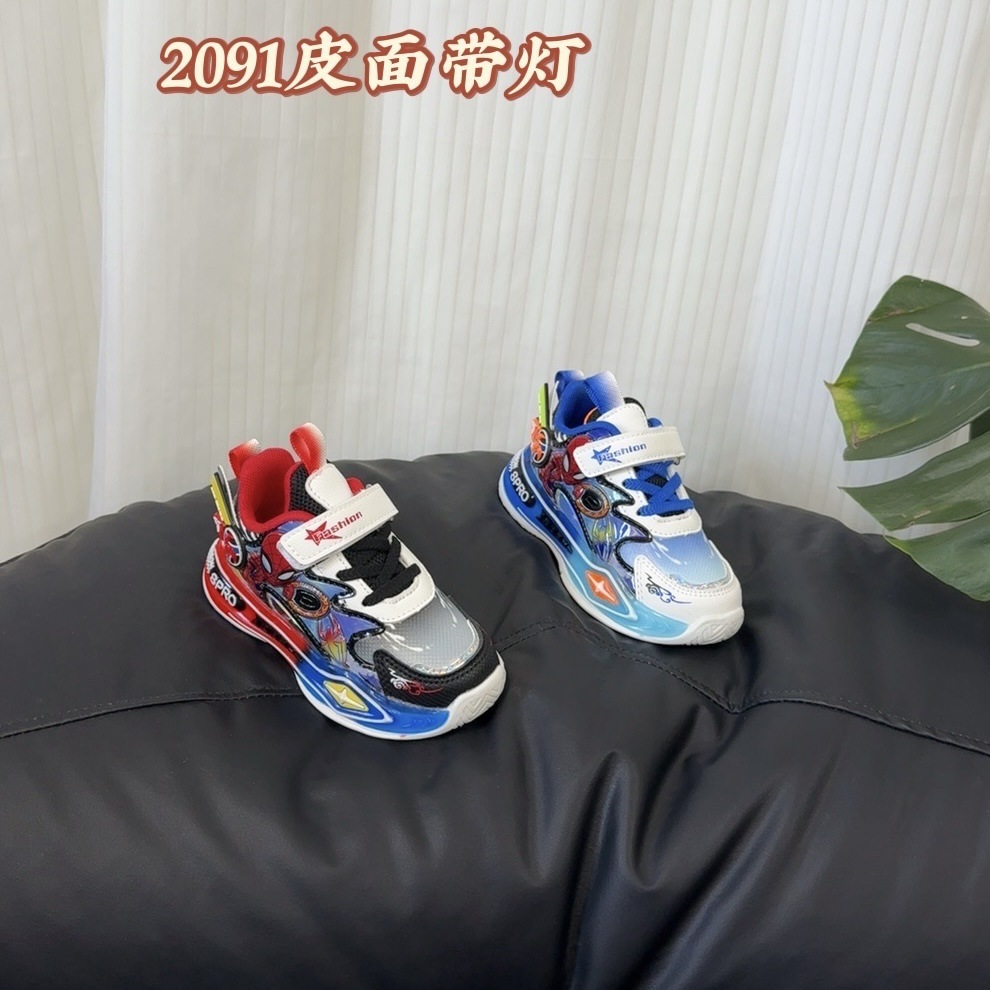 2025年巴布卡品牌童运动鞋宝宝鞋男女孩皮面鞋软底贴片底鞋批发