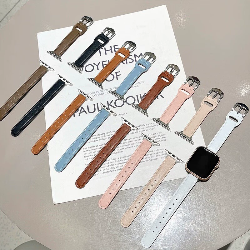 [新款适用苹果iwatch超纤耐磨表带现货批发男女applewatch苹果表带]