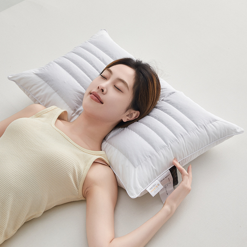 호텔 메밀 양면 베개 - 화이트 - 높이 약 15cm