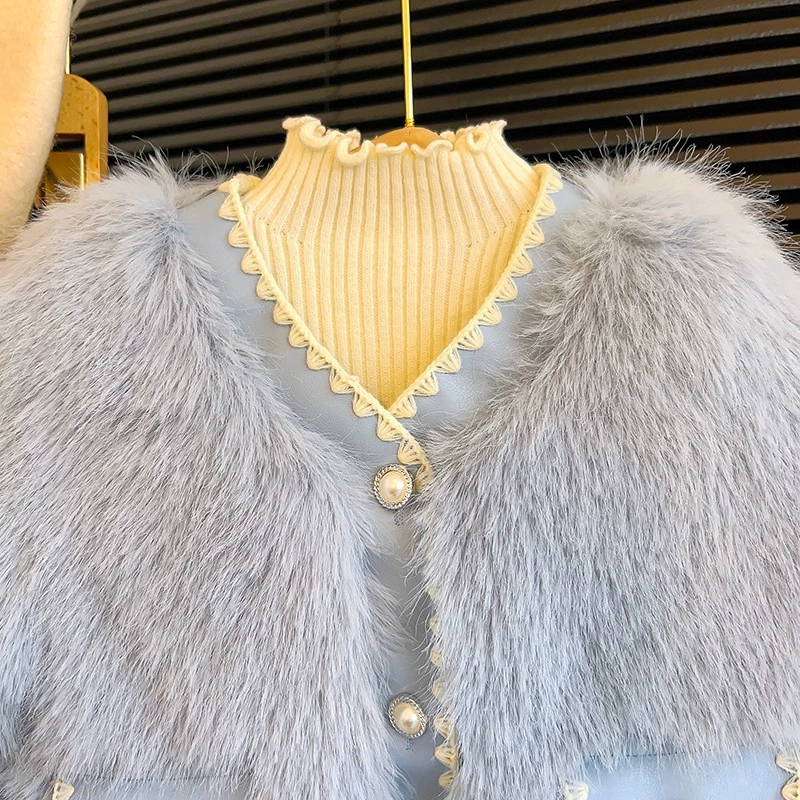 Свитер, стёжка демисезон короткий пуховик для девушек, стиль Chanel