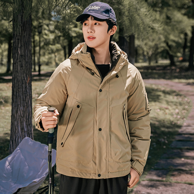 Comercio exterior chaqueta de algodón mujer 2025 invierno nuevo trabajo chaqueta de algodón chaqueta pareja corta suelta al aire libre chaqueta de asalto image 10
