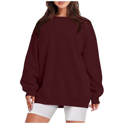 2025 Ladies Round Neck Casual Fashion Long Sleeve O-Neck T-Shirt