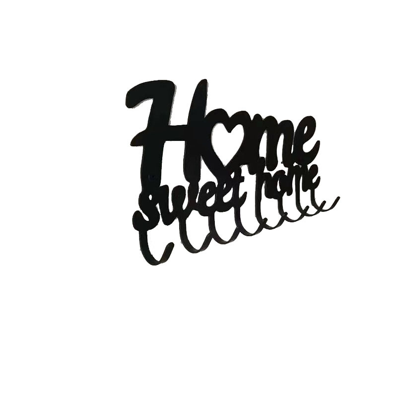 Venta caliente transfronteriza gancho clave de metal estante de la toalla fila gancho sin golpe gancho de la llave del hogar ventas directas