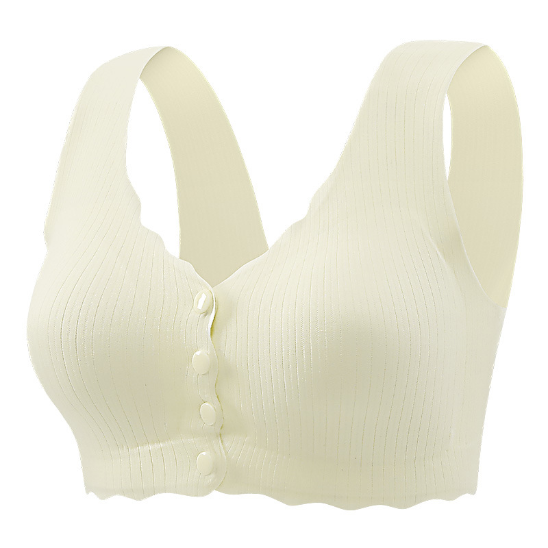Breastfeeding Underwear Pregnant Women's Bra Pregnant Women's Vest for Pregnant Women's Vest Front Button Pu Breast Milk Bra Summer Thin