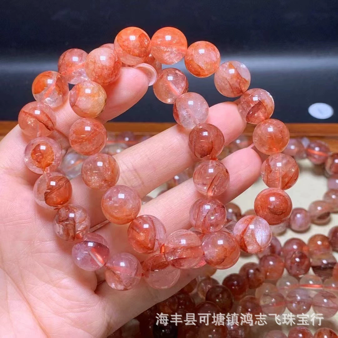 Натуральный красный клей цветок браслет с флеш-листом