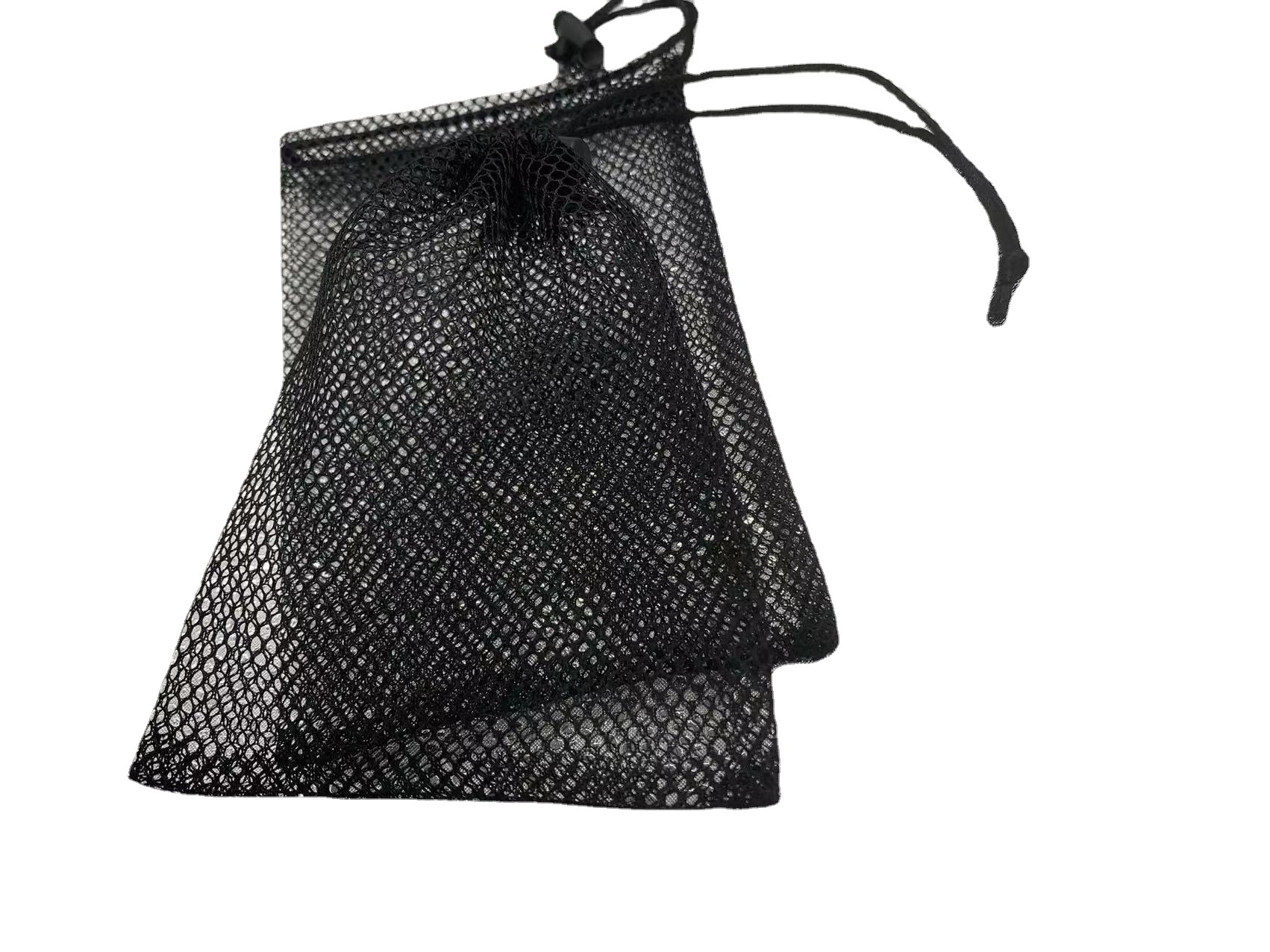 涤纶布束口袋网布拼接涤纶束口袋 礼品赠品双肩收纳袋