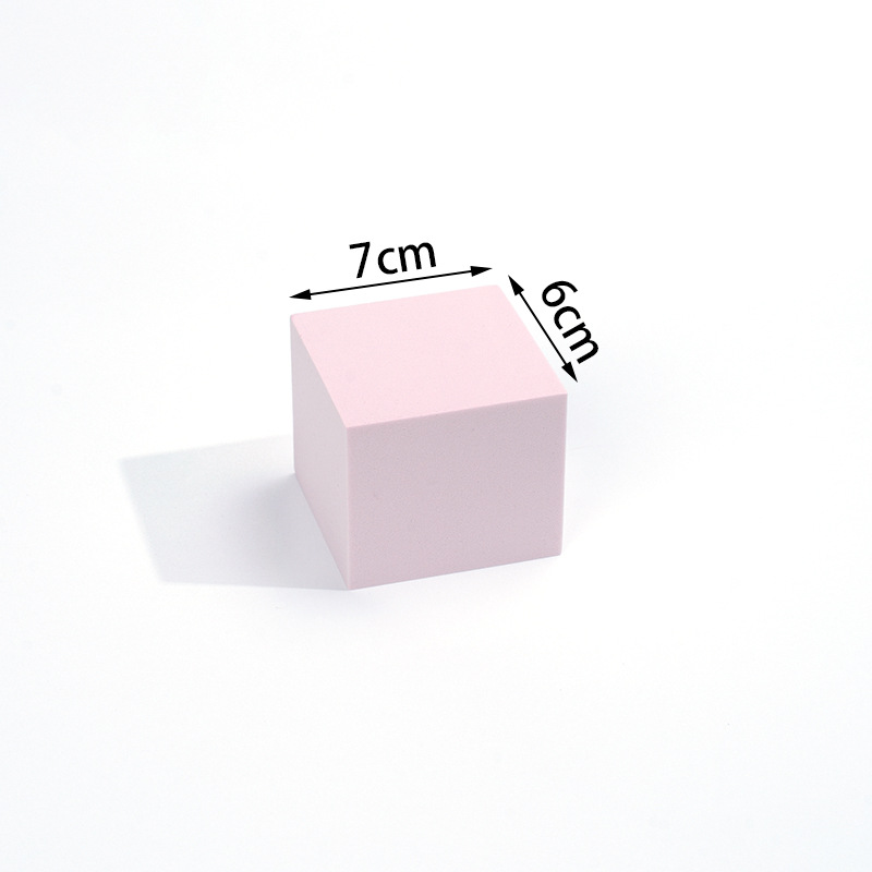 Cube fotografía apoyos trapezoidal geometría hueca fotografía decoración fotografía Fondo ins simple fotografía Decoración