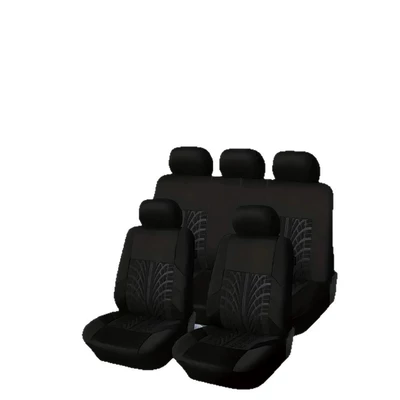 9-Piece Set Fabric Seat Covers — Universal seat cover