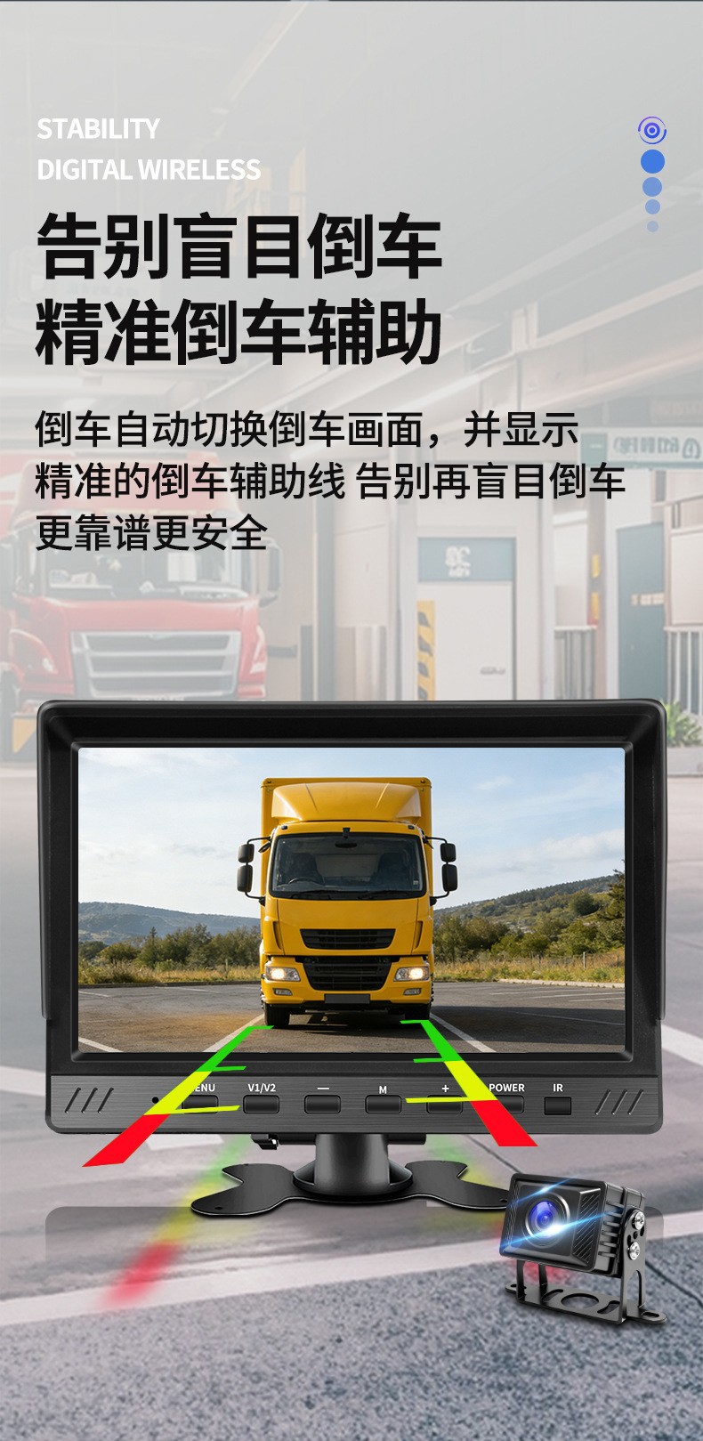 10inch In-Car 4-Channel Bsd All-In-One Monitor 7inch Truck 4-Channel Video Recording High-Definition Mp5 Truck Recorder
