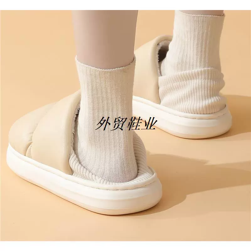 Домашние тканевые тапочки, домашние хлопковые тапочки, готовые хлопковые тапочки на толстой подошве для пар, которые можно носить на улице зимой, теплые предметы интерьера.