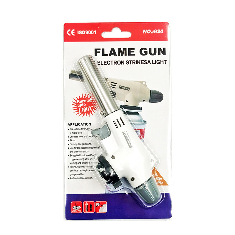 Pistola de chorro de fuego para quemar artefactos mágicos de pelo de cerdo quemando pistola de chorro de aire tipo tarjeta de soldadura de barbacoa encendedor de horneado boquilla de pulverización pistola de soldadura doméstica image 6