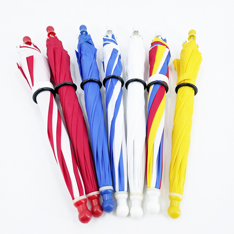 G0267 high quality Magic umbrella rainbow poker dollar pattern King Magic stage Magic props