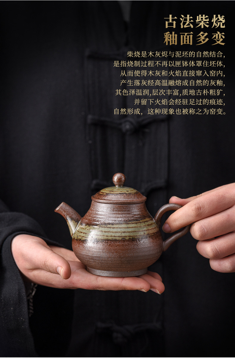 SMEJS 160 ミリリットル中国の伝統的な磁器ティーポット手作り