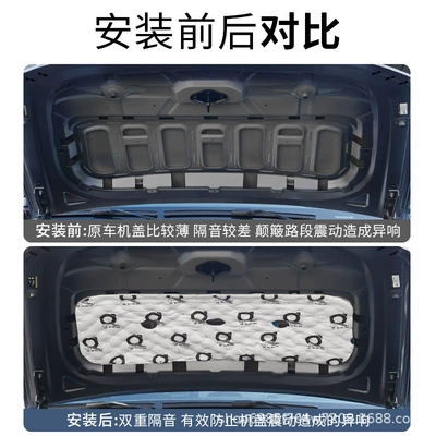 Silencer Cabin Cover Shock Absorption and – Car sound-absorbing cotton