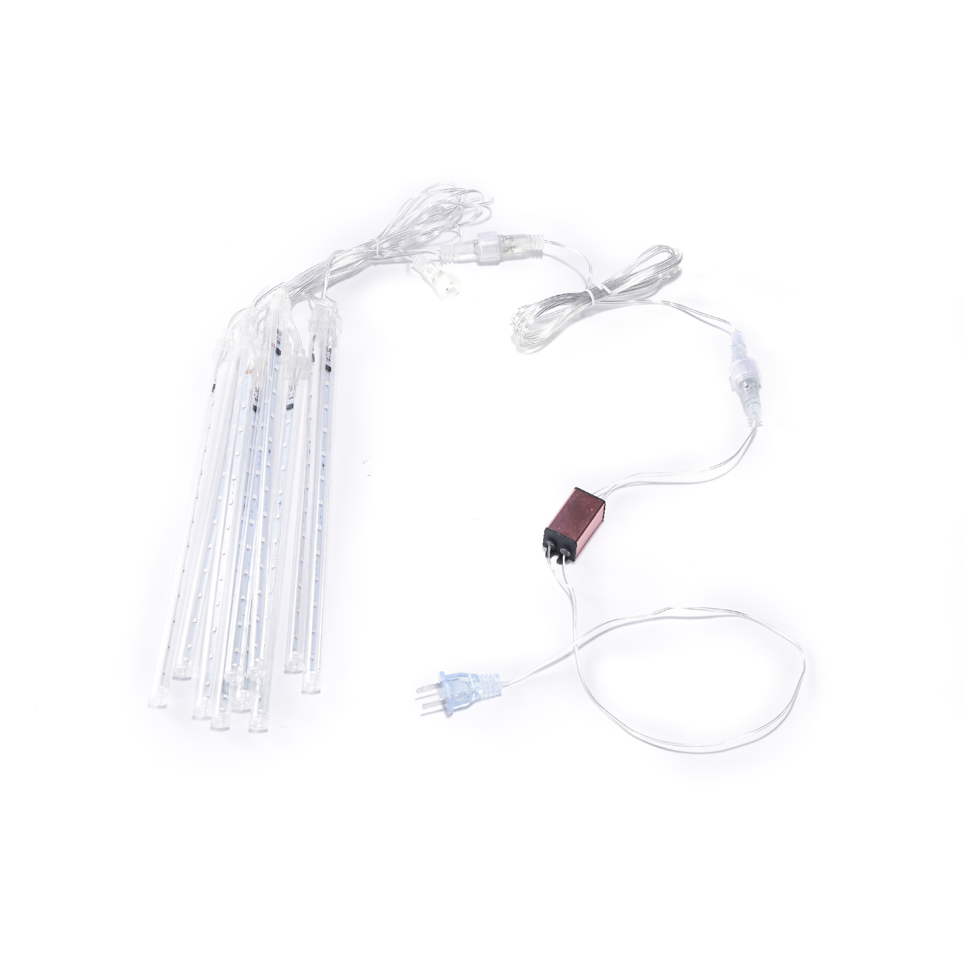 Solar meteorito lluvia árbol de luz de navidad decoración de la calle de la villa patio meteorito al aire libre lámpara de corriente impermeable