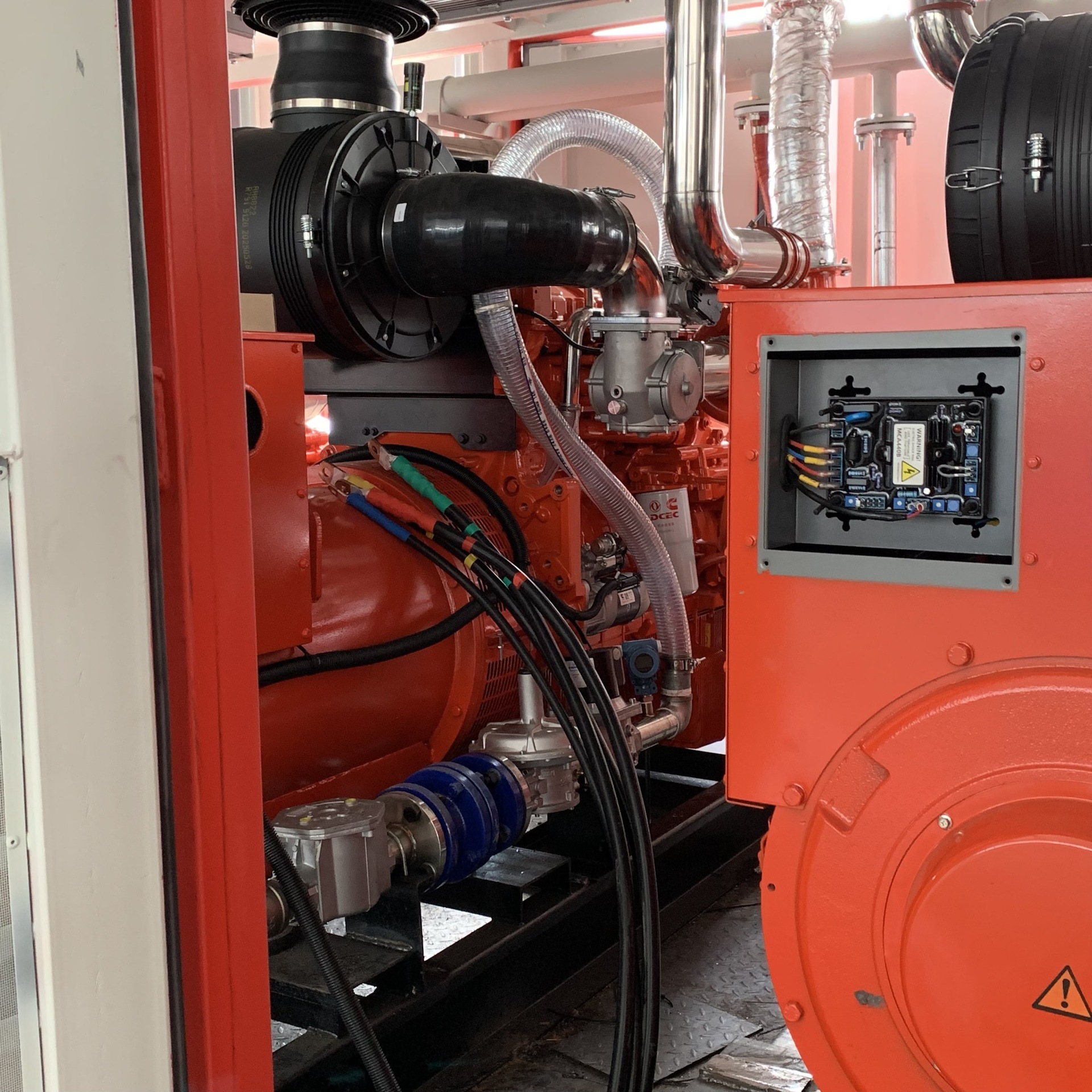 Generador de gas LPG 100kw Equipo de grupo generador de gas de gas de reserva para la mina