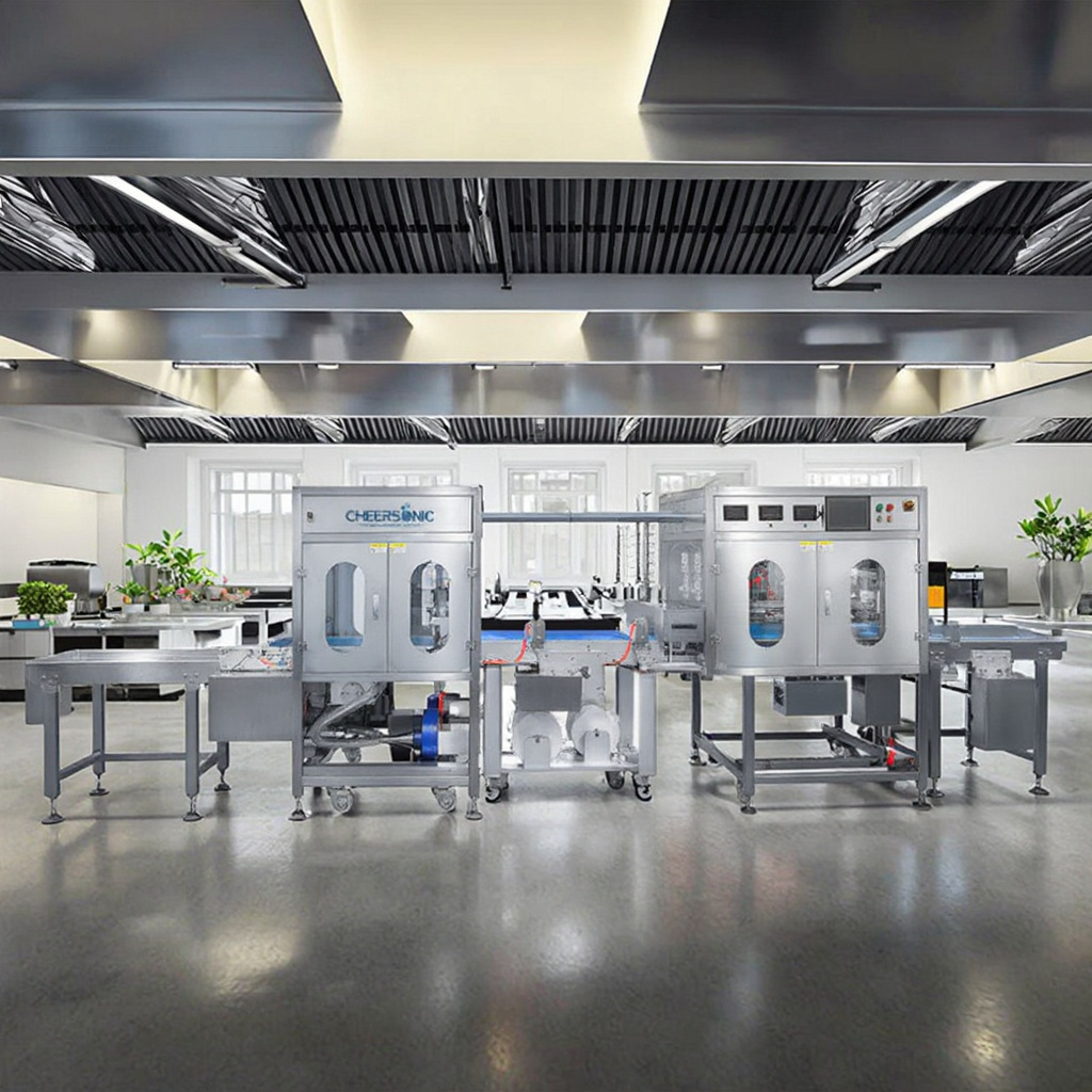 驰飞超声波 UFM2500P 瑞士卷生产线 超声波切割机 香草瑞士卷切片