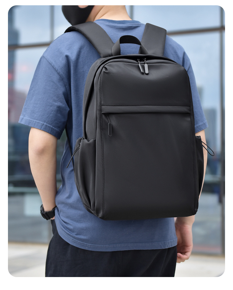 New cross-border large-capacity business and leisure travel backpack, high school computer bag, school bag, men's commuting backpack Item Picture