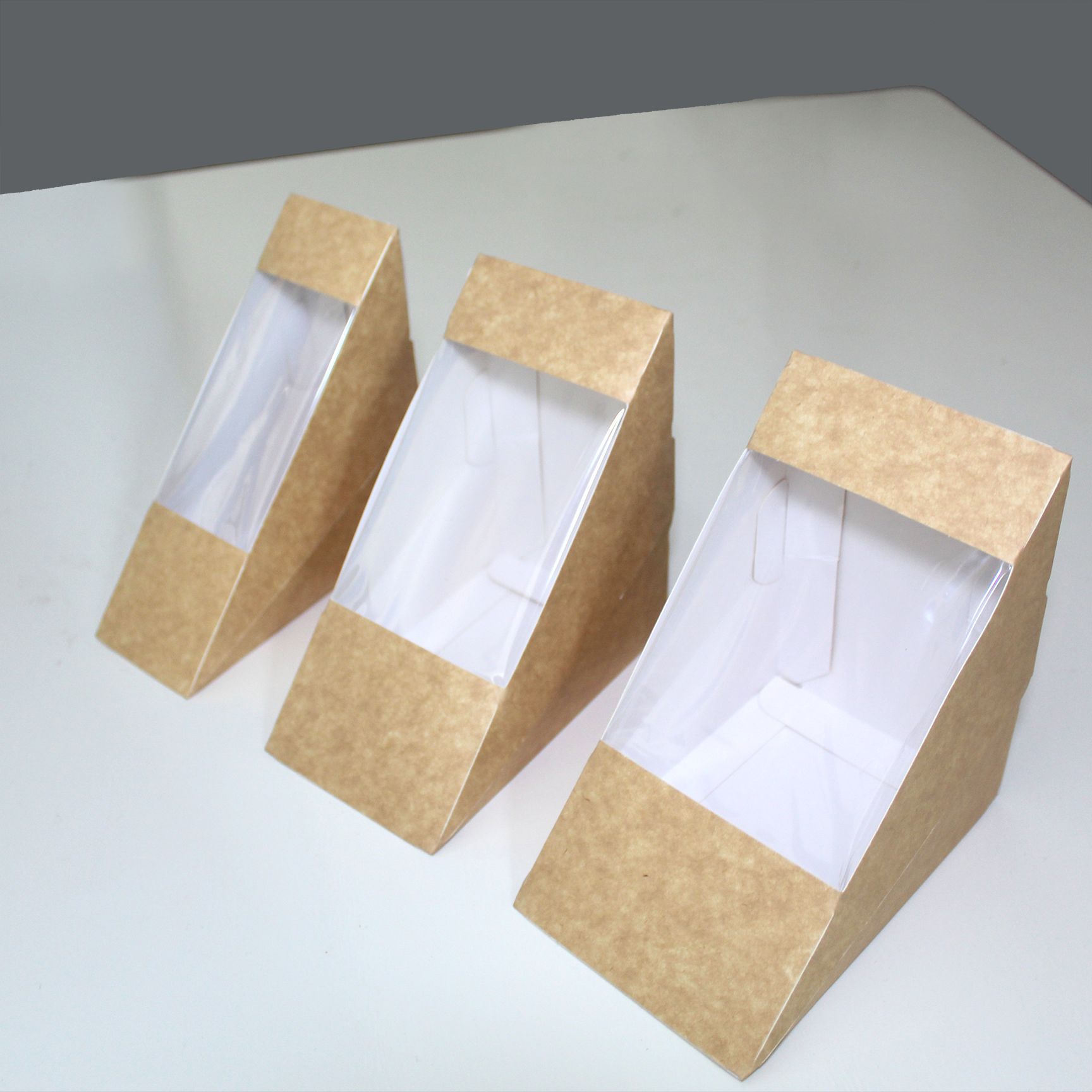 Spot sándwich papel de envolver hamburguesa casera de grado alimenticio bola de arroz caja de embalaje desechable caja de embalaje sándwich image 3