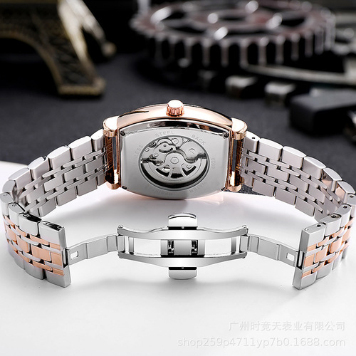 Brand men's watch live wine barrel fully automatic mechanical watch tourbillon sun moon star men's watch