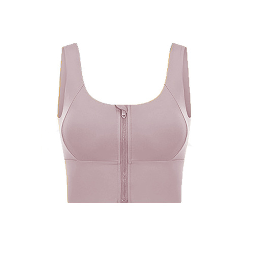 New sports bra high strength front zipper shockproof running back bra fitness yoga wear