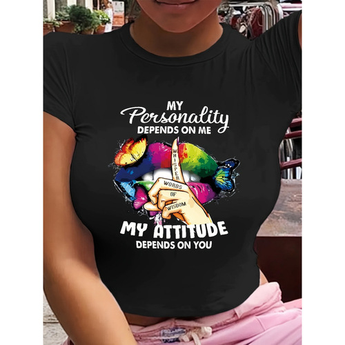 European and American women's clothing summer new products, round collar casual short-sleeved T-shirt, women's blouse, fashionable