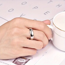 T 37292 Sterling silver couple rings �������½�ָ�羳��
