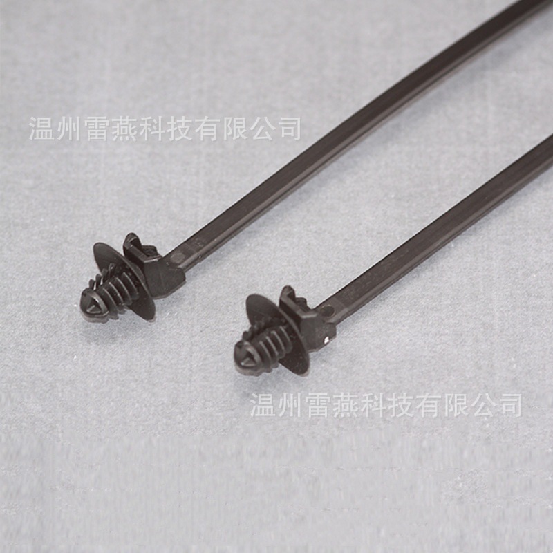 REYETEC 螺旋式杉树头扎带耐温阻燃环保汽车线束 PA66扎带