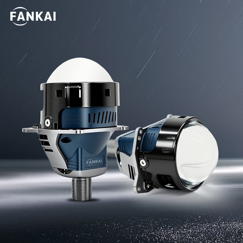 Fankai W8 3.0 Lente LED delanteros direccionados para aumentar la iluminación del automóvil Lente LED del automóvil Lente de doble luz universal