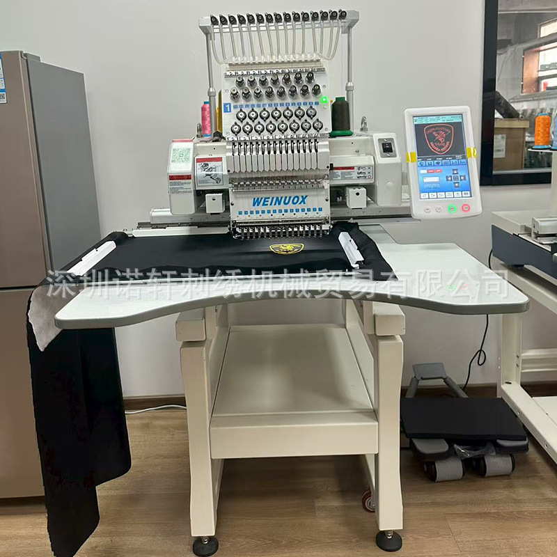 WEINUOX máquina automática de bordado de computadora nombre de operación logotipo de alta gama cara de bebé broche máquina de bordado image 1