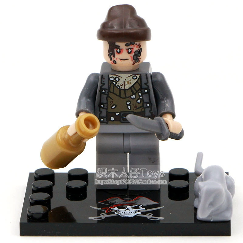 Пираты Карибского моря Дэвид Джонс Джек Элиза Baying KSZ515 518 Совместимо с Lego